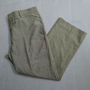 Banana Republic Men 33X30(34X27.5)Modern Fit Brown Check Straight Leg Dress Pant